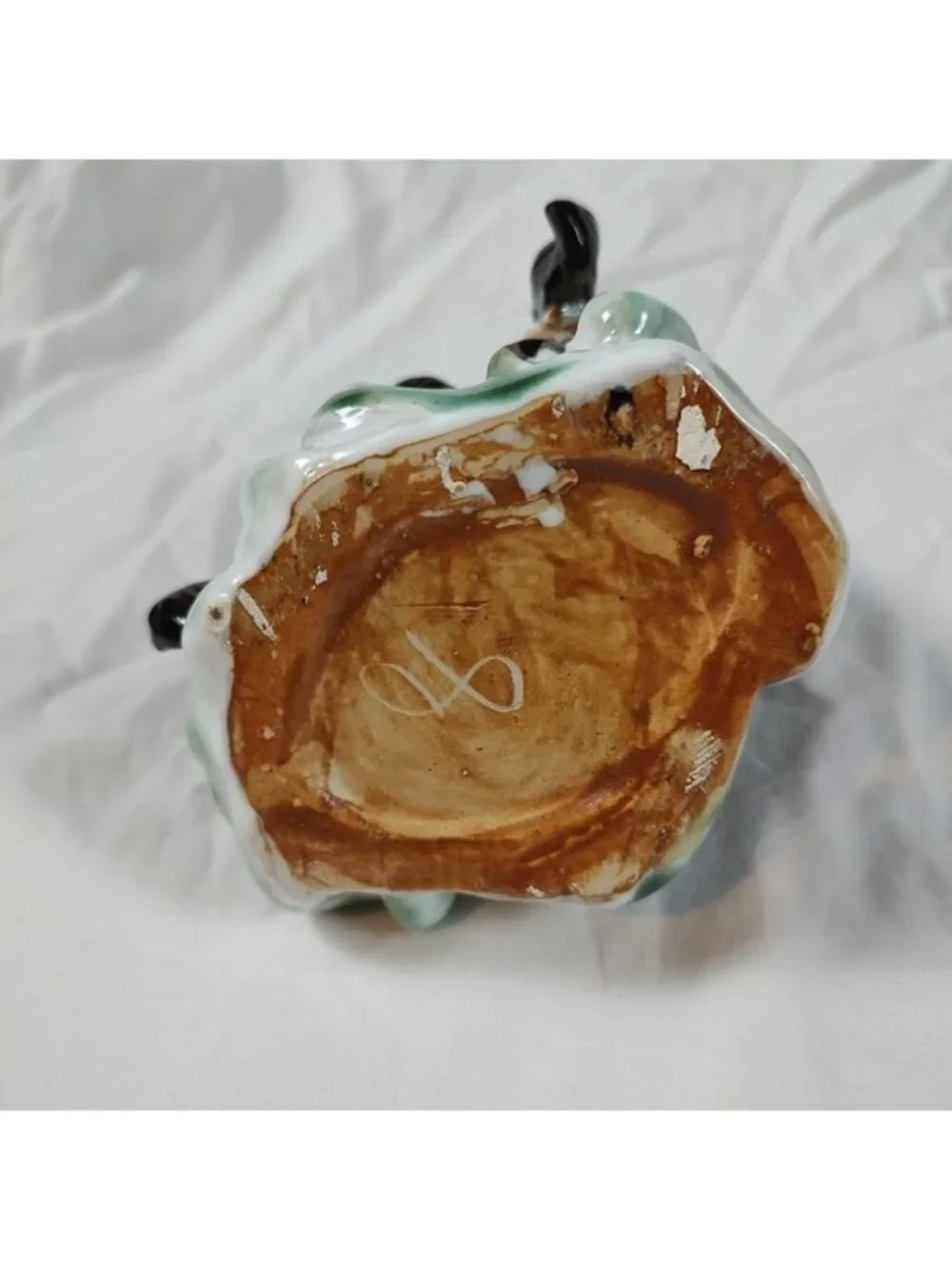 Ceramic Carp Fish 5.5" Vase Mid-Century - Picture 7 of 8